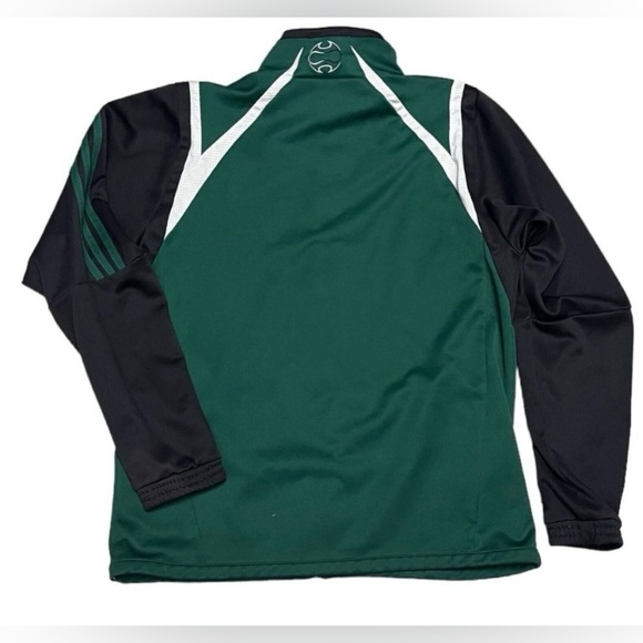 Adidas Vintage Y2K 2000s Green Soccer Volleyball Light Designer Track Jacket XL - Picture 2 of 16